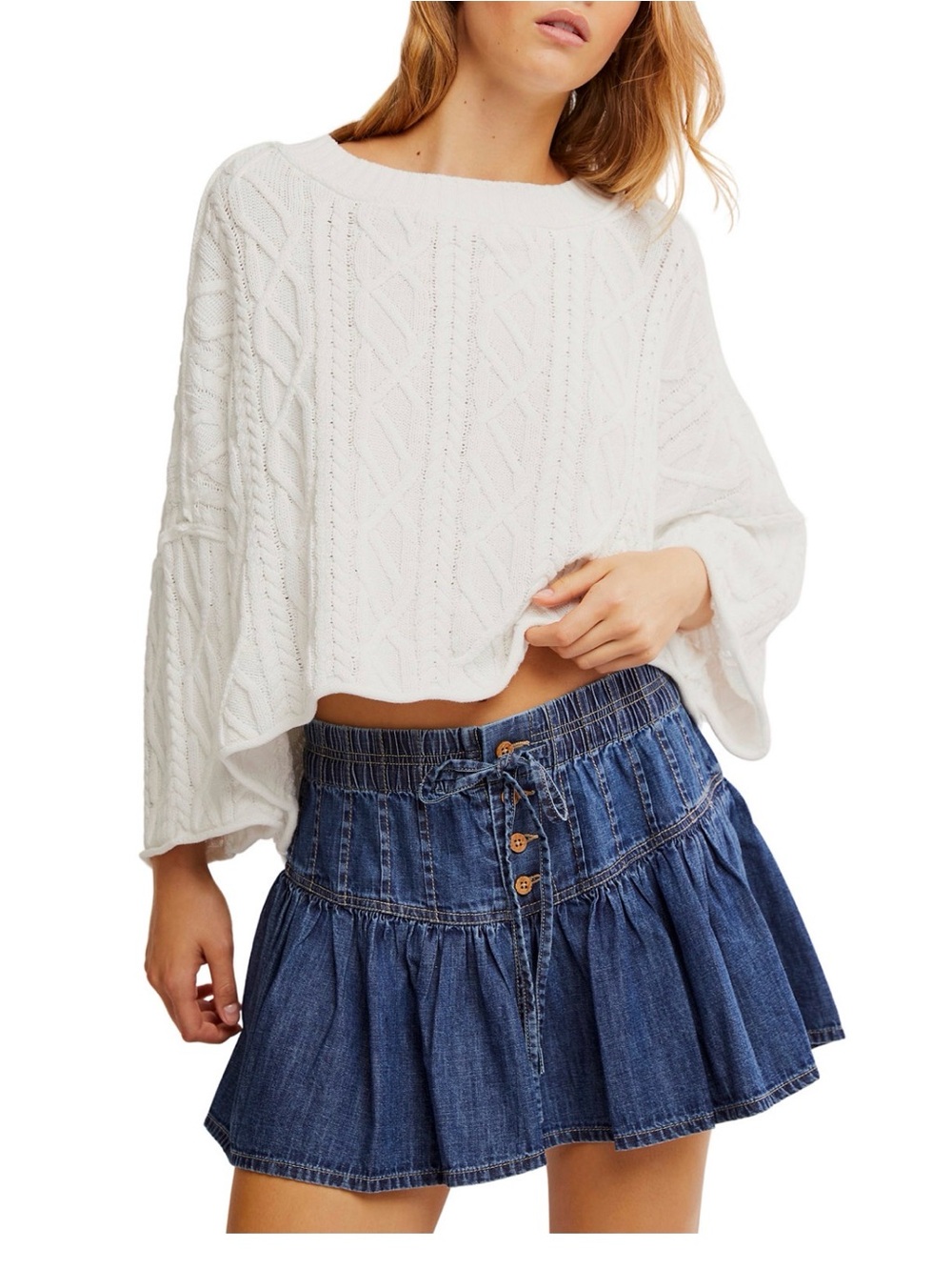 Free People
Women's Roselle Denim Mini Skirt